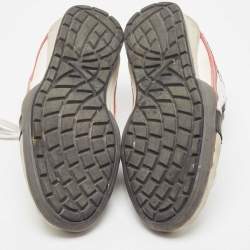 Dsquared2 Multicolor Leather and Fabric Low Top Sneakers Size 44