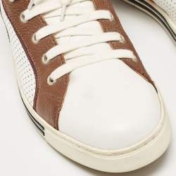 Dsquared2 Multicolor Leather High Top Sneakers Size 42