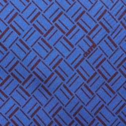 Dunhill Blue Printed Mulberry Silk Tie