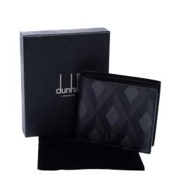 Dunhill Black Leather Bifold Wallet