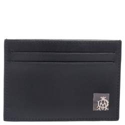 Dunhill Black Leather Card Holder