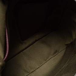 Pre Owned Dunhill Burgundy Leather Hampstead Messenger Bag