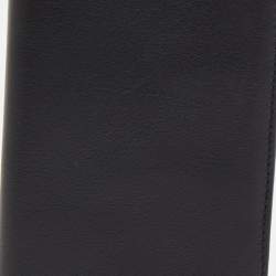 Dunhill Black Leather Bifold Long Wallet