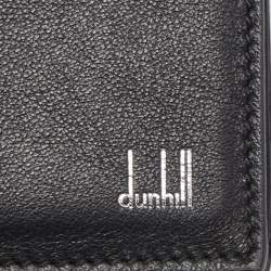 Dunhill Black Leather Bifold Long Wallet