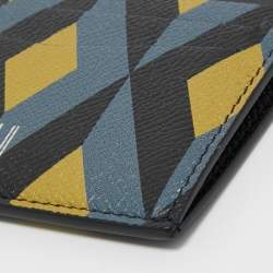 Dunhill Multicolor Cadogan Print Leather Card Holder