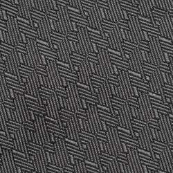 Dunhill Dark Grey Woven Motif Silk Tie