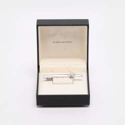 Pre Owned Dunhill Silver Tone Metal Tie Clip 