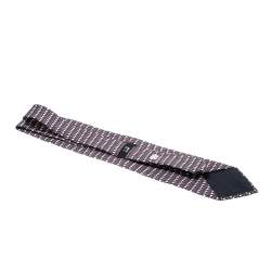 Dunhill Multicolor Silk Abstract Geometric Print Tie 