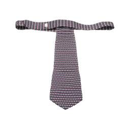 Dunhill Multicolor Silk Abstract Geometric Print Tie 