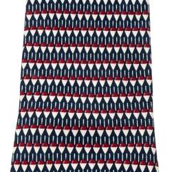 Dunhill Multicolor Silk Abstract Geometric Print Tie 