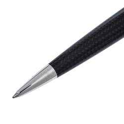 Dunhill Avorities Grey Woven Effect Palladium Finish Ballpoint Pen