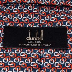 Dunhill Multicolor Printed Mulberry Silk Classic Tie