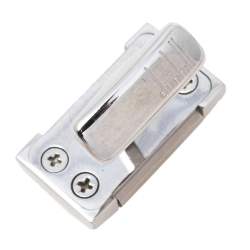 Dunhill Steel & Carbon Fiber Brushed Reversible Bar Cufflinks