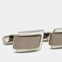 Dunhill Rectangle Two Tone Stainless Steel Cufflinks