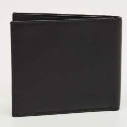 Pre Owned Dunhill Black Leather Bifold Wallet