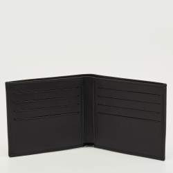 Pre Owned Dunhill Black Leather Bifold Wallet