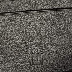 Pre Owned Dunhill Black Leather Bifold Wallet