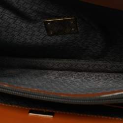 Pre Owned Dunhill Black Glossy Leather Confidential Briefcase