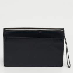 مملوكة مسبقًا حقيبة معصم جلد أسود ألفريد دنهل