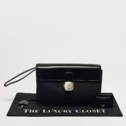 مملوكة مسبقًا حقيبة دنهل جلد أسود ونايلون