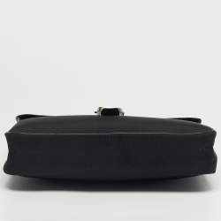 مملوكة مسبقًا حقيبة دنهل جلد أسود ونايلون