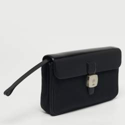 مملوكة مسبقًا حقيبة دنهل جلد أسود ونايلون