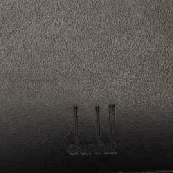 مملوكة مسبقًا Dunhill Black Embossed Leather Bifold Wallet