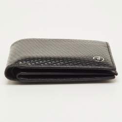 مملوكة مسبقًا Dunhill Black Embossed Leather Bifold Wallet