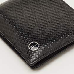 مملوكة مسبقًا Dunhill Black Embossed Leather Bifold Wallet