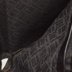 مملوكة مسبقًا Dunhill Black Embossed Leather Bifold Wallet