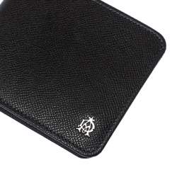 Dunhill Dark Grey Leather Bourdon Bifold Wallet