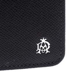 Dunhill Dark Grey Leather Bourdon Bifold Wallet