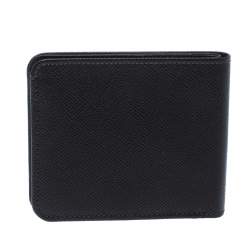 Dunhill Dark Grey Leather Bourdon Bifold Wallet