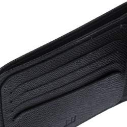 Dunhill Dark Grey Leather Bourdon Bifold Wallet