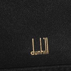Pre Owned Dunhill Black Leather Bifold Wallet