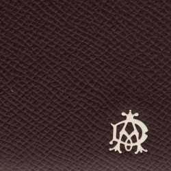 Pre Owned Dunhill Burgundy Leather Card Holder