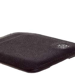 Pre Owned Dunhill Burgundy Leather Card Holder