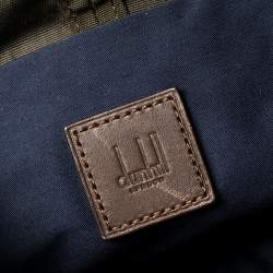 Dunhill Military Green Nylon Large Guardsman Backpack