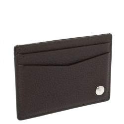 Dunhill Dark Brown Leather Card Holder