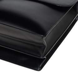Dunhill Black Leather Confidential Briefcase