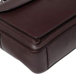 Dunhill Burgundy Leather Briefcase 