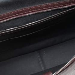 Dunhill Burgundy Leather Briefcase 