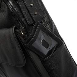 Dunhill Black Leather Laptop Briefcase