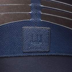 Dunhill Multicolor Cadogan Print Leather Small Zip Folio Clutch