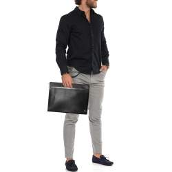 Dunhill Brown Leather Documents Portfolio Case