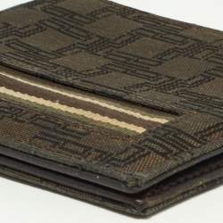 Dunhill Brown Monogram Canvas Bifold Wallet 