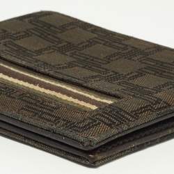 Dunhill Brown Monogram Canvas Bifold Wallet 
