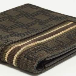 Dunhill Brown Monogram Canvas Bifold Wallet 