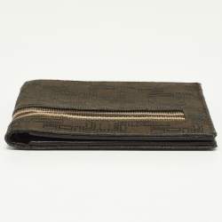 Dunhill Brown Monogram Canvas Bifold Wallet 