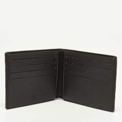 Dunhill Brown Monogram Canvas Bifold Wallet 